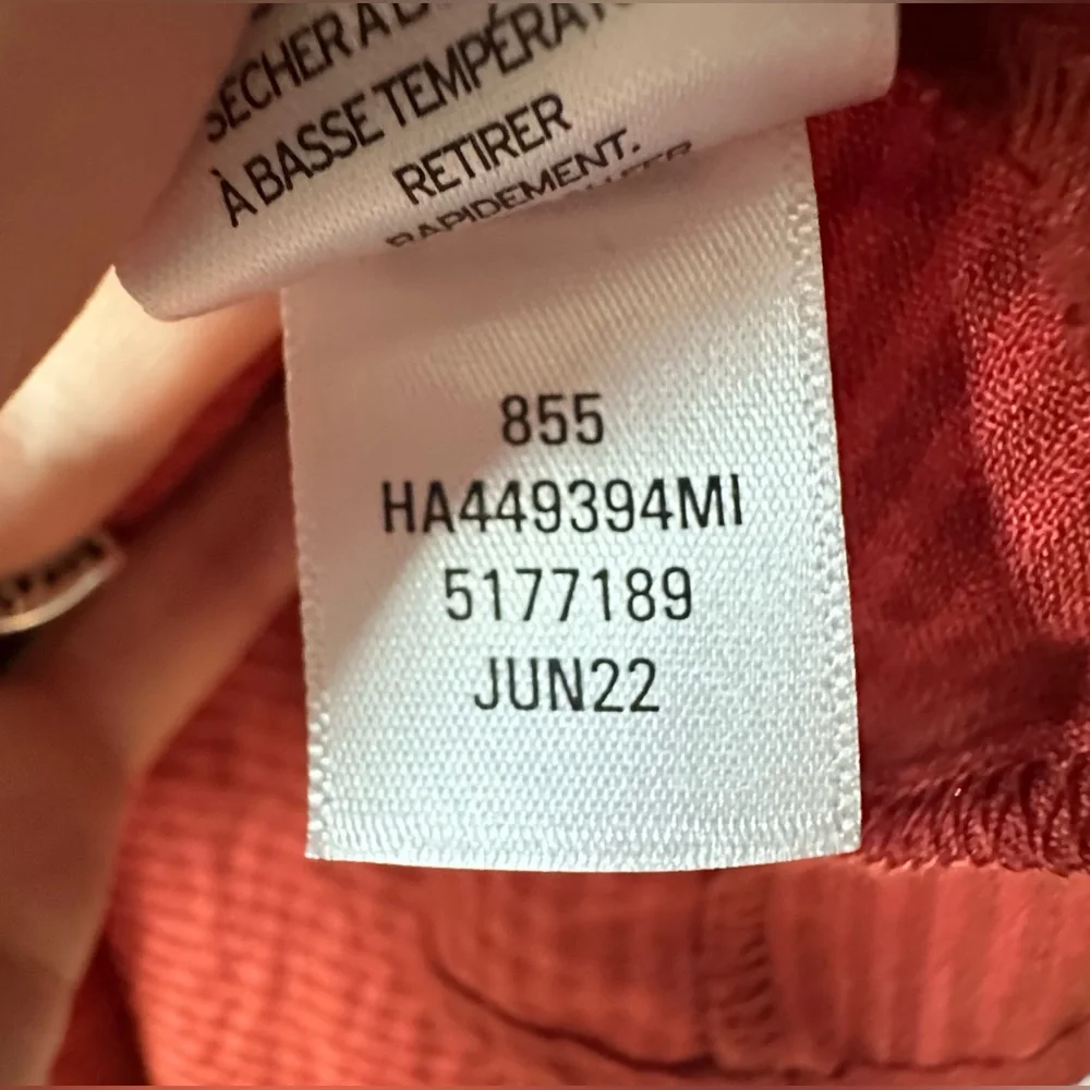Halogen (Nordstrom) Orange Tie-waist Midi Shirt Dress NWOT - Picture 9 of 9